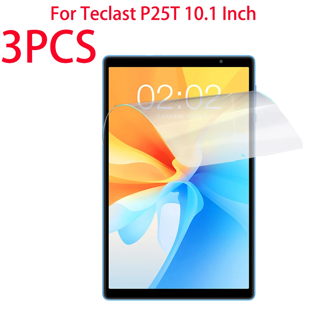 

3 Packs PET Soft Film Screen Protector For Teclast P25T 10.1 Inch Tablet Protective Film For Teclast P25t 10.1