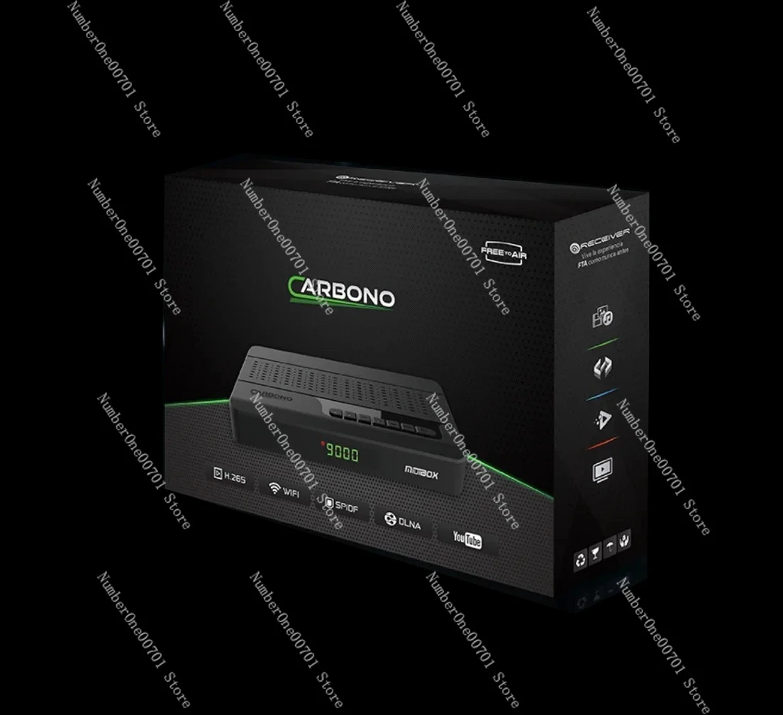 

Miuibox Carbono DVB-S2 Satellite Receiver with IKS and SKS H.265 Miuibox Carbono Receiver