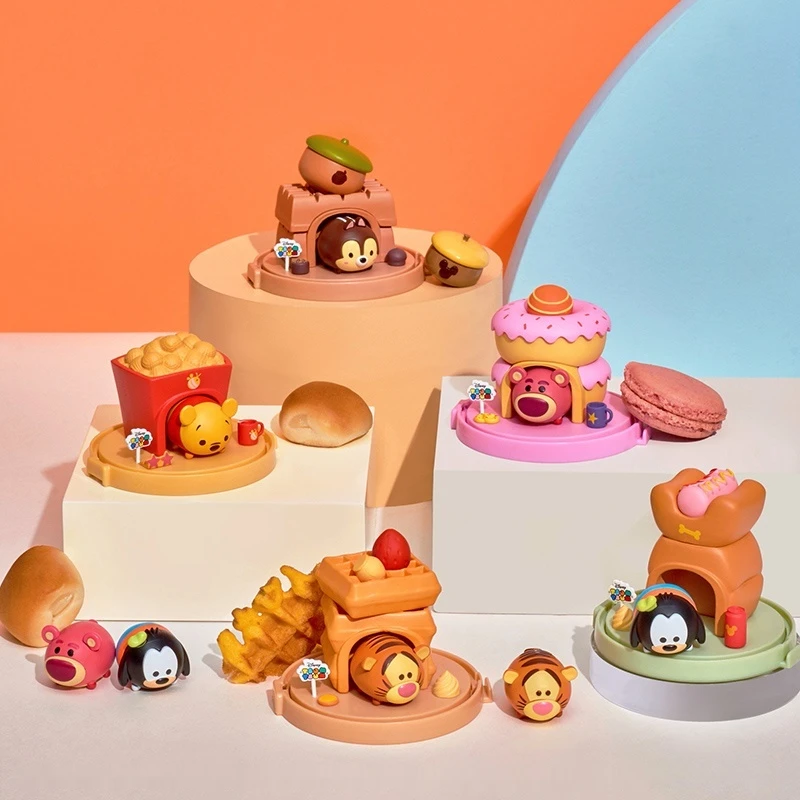 

Аутентичная серия Dessert House Songsong, слепая коробка, фигурка Минни Дональда Винни, подарок, милая кукла для девочек, декоративное украшение, подарок