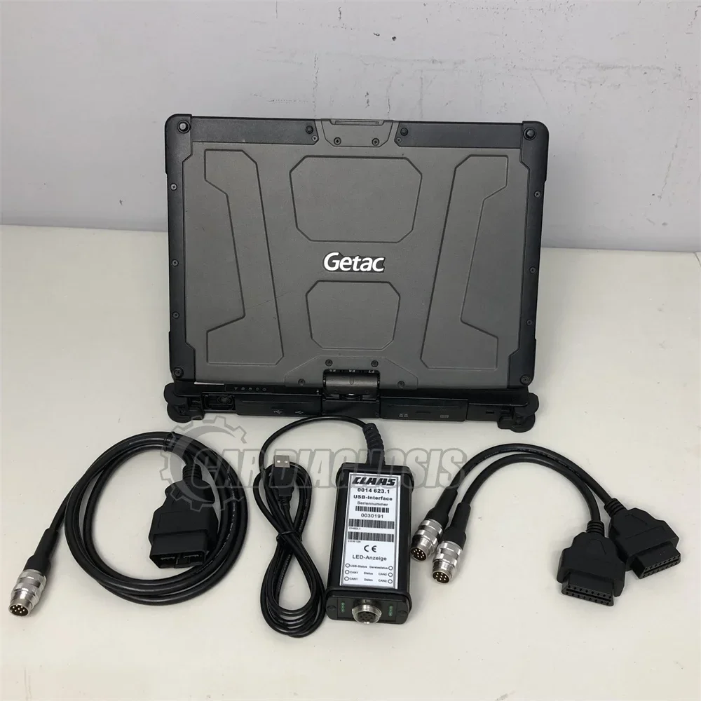 for claas usb interface diagnostic system CDS for LEXION agricultural machinery tractor reaping machine trailer read DTC CAN+lap