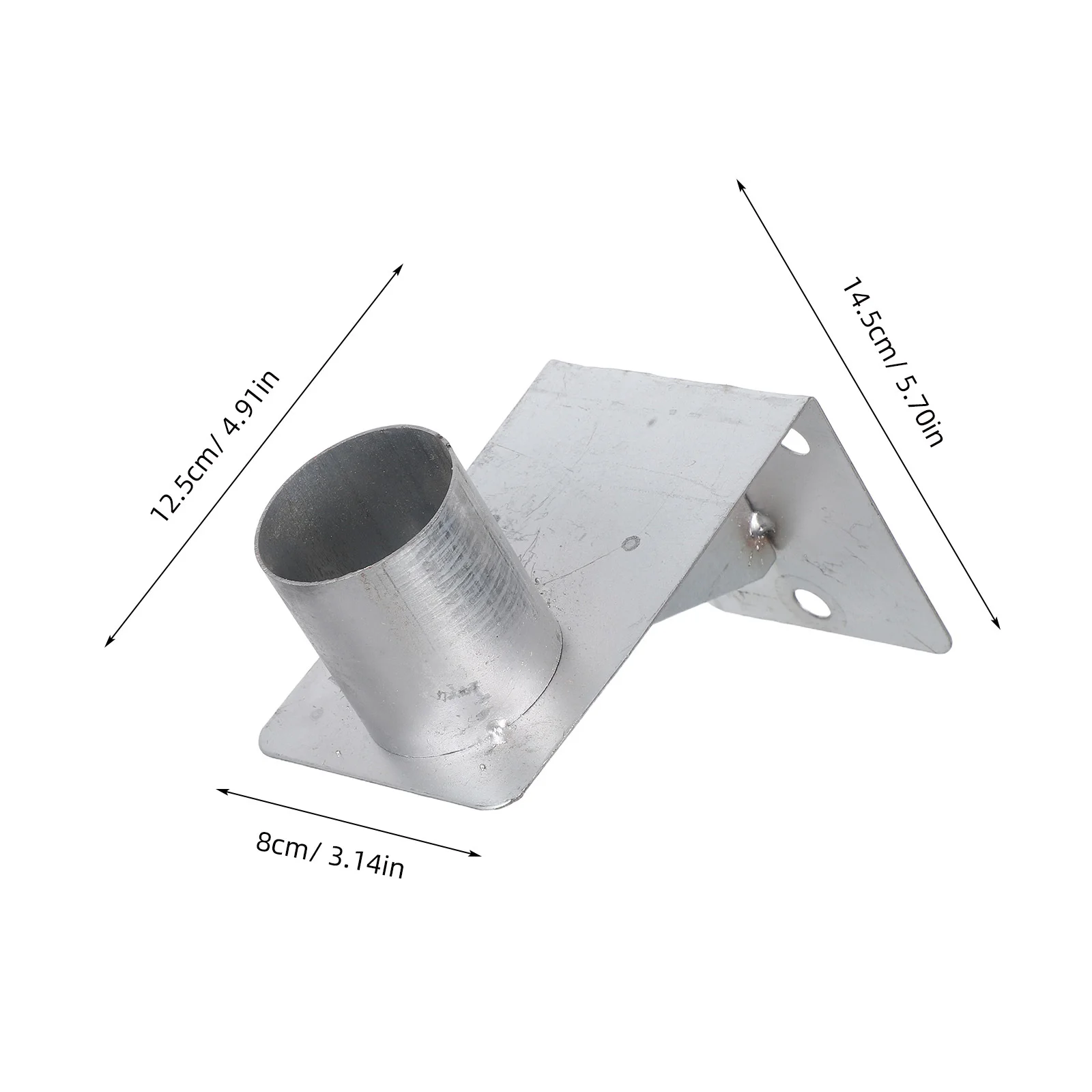 Wide Angle Mirror Bracket Heavy Duty Metal Mount For Convex Mirrors Wall Post Mounting Bracket For Traffic Safety