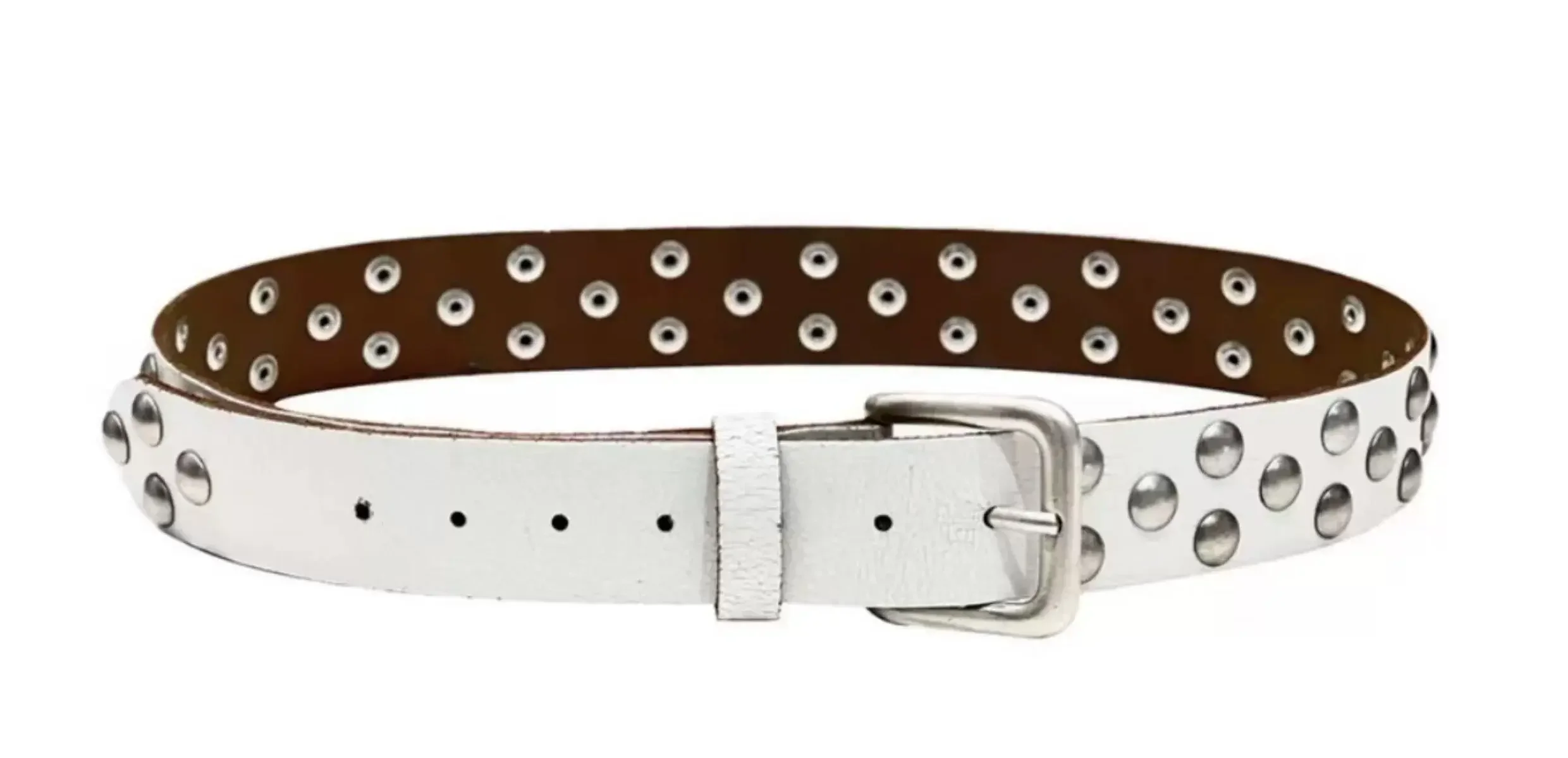 American ERL burst pattern cowhide genuine leather willow design hip hop belt belt