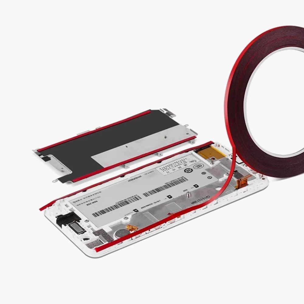 AMAOE-Fita Adesiva Dupla Face para Selar a Tampa Traseira, Tela do Telefone Móvel, Tablet, Macbook, Esponja, 10m