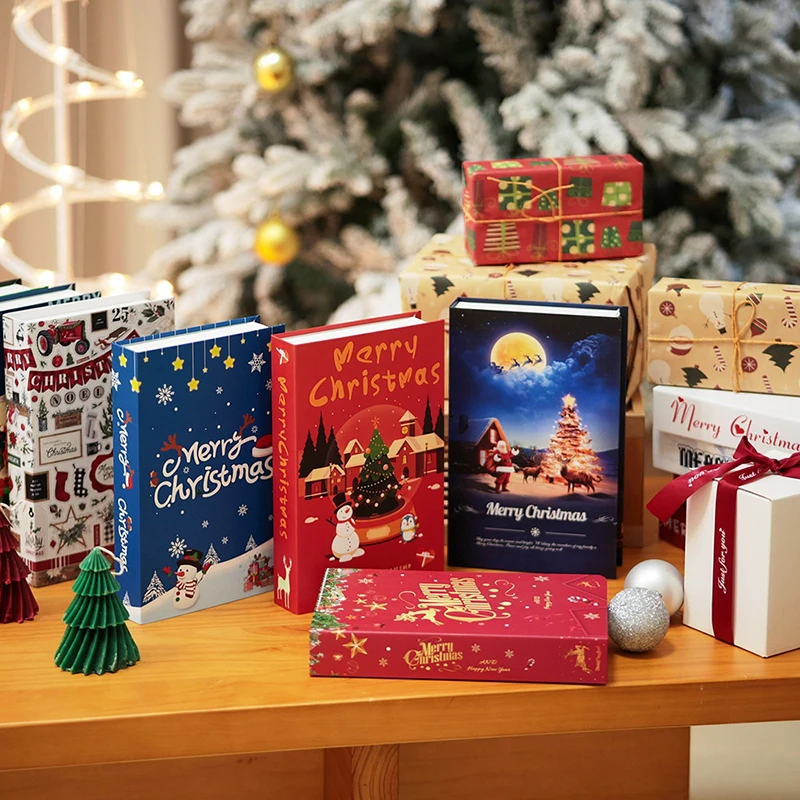 Christmas Series Fake Books Decoration Living Room Aesthetics Prop Books Decorations Interior Coffee Table Ornaments Additional