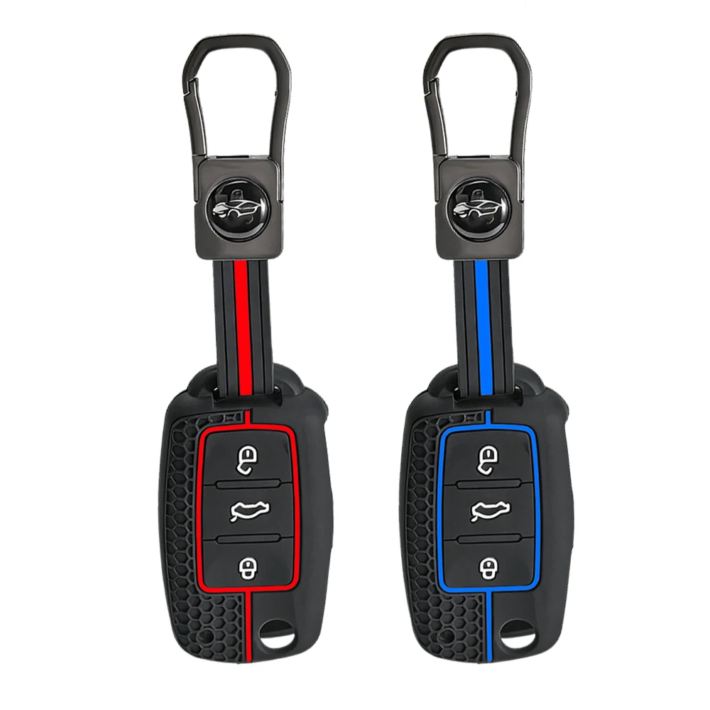 

Силиконовый чехол для ключей автомобиля Skoda Yeti, Superb, Rapid, Octavia, SEAT Leon, Ibiza, VW VOLKSWAGEN Golf, Jetta, POLO.