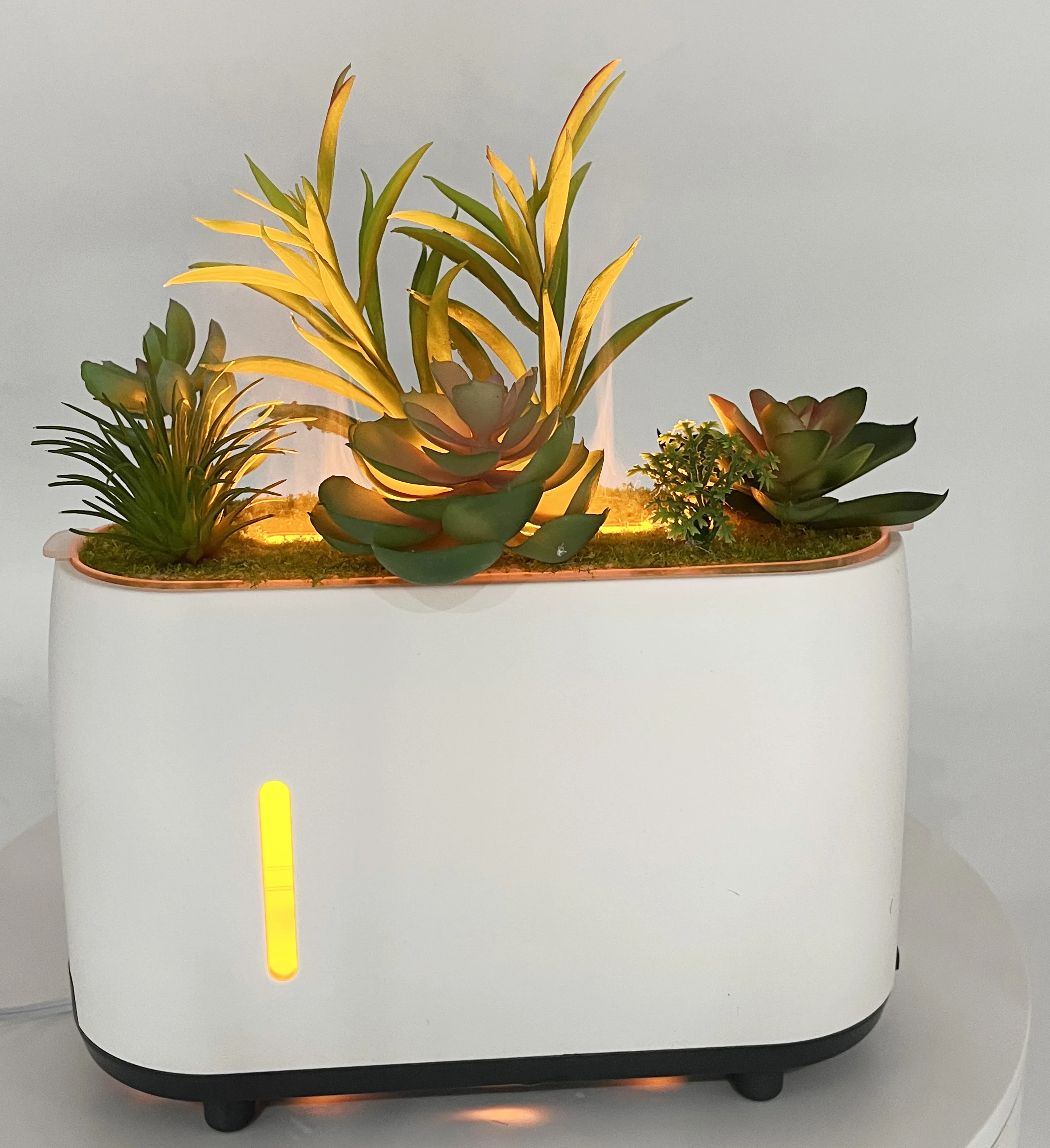 Simulation Plant Ultrasonic  Humidifier HOT Sell New Innovative Aroma Diffuser for Home Scent Desk Aromatherapy Type-c Charging