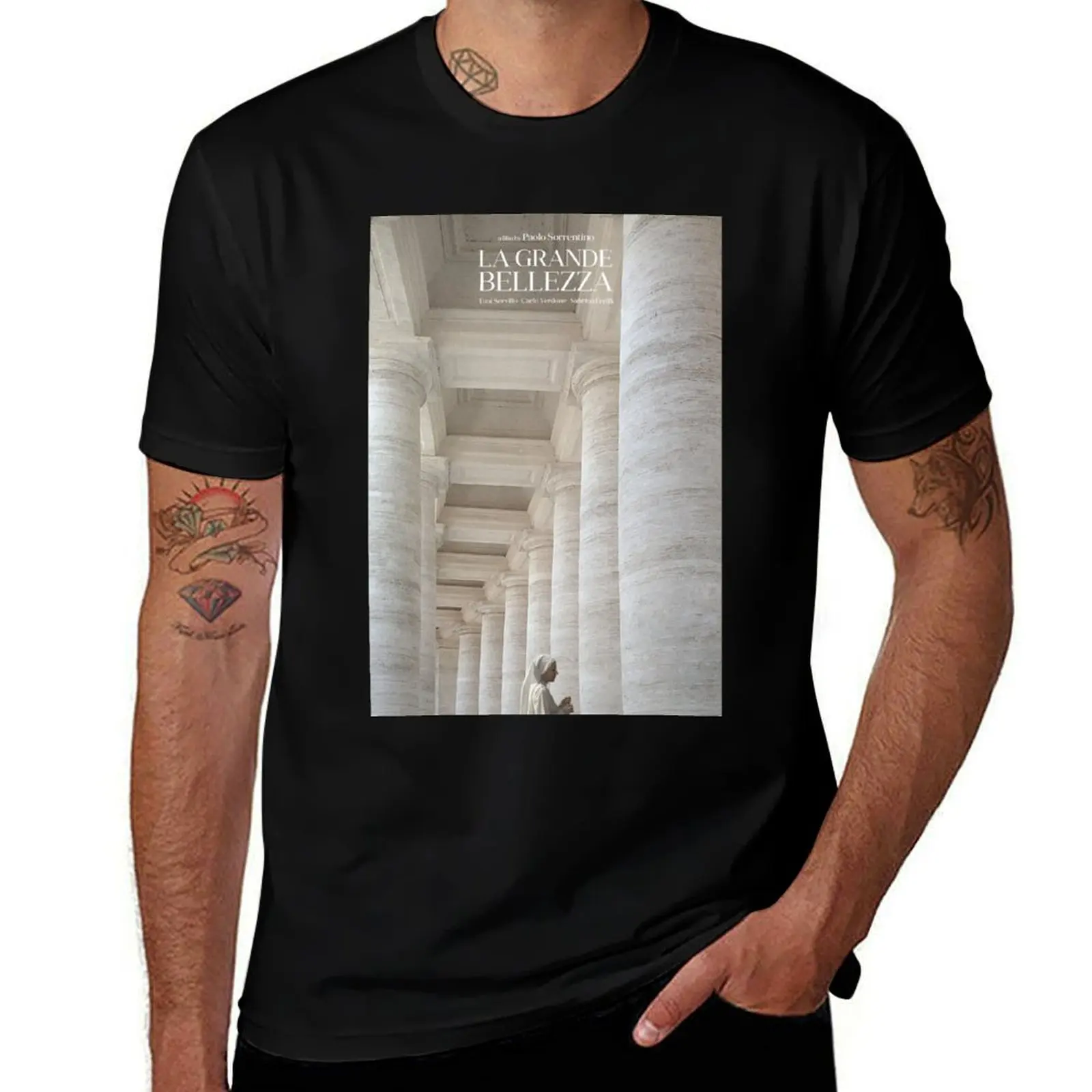 

La Grande Bellezza Paolo Sorrentino Italian Vintage Film Poster T-Shirt man t shirt luxury T-Shirt