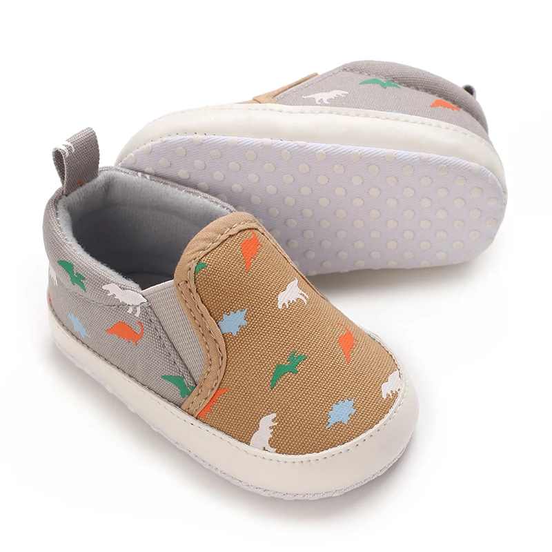 Solid Color Printed Decorative Baby Shoes For Boys Newborns Toddlers Children Casual Covers All Cotton First Step Toddlers