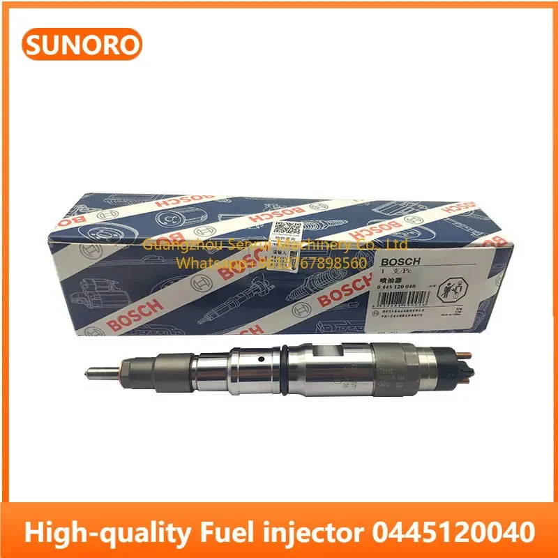 SUNORO Excavator accessories Doosan DX300 DX380 DX420 engine injector 0445120040 65.10401-7001c 65.10401-0001b