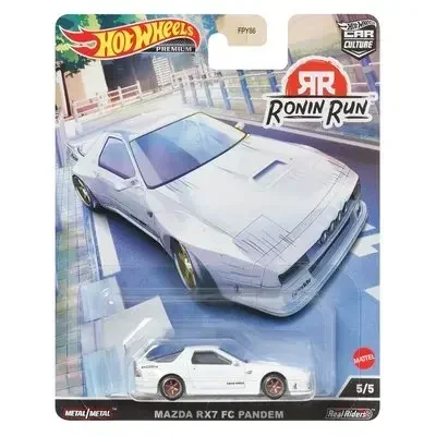 Original Hot Wheels Premium Car Ronin Run Diecast 1:64 Voiture RX7 FC Nissan 300zx Twin Turbo Toys for Boys Model Children Toys