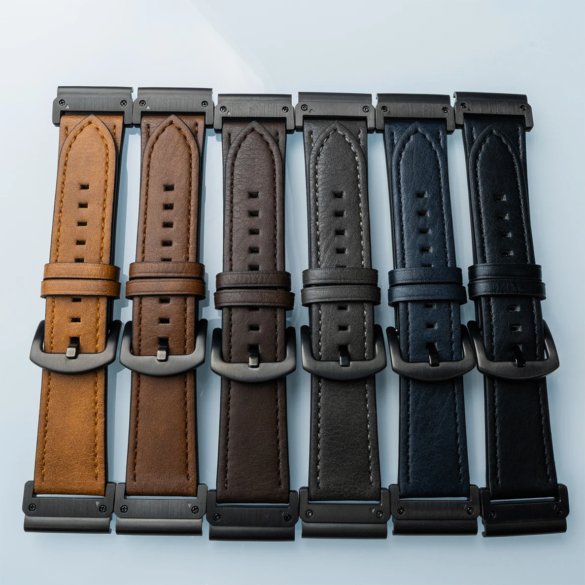 Quickfit 26mm 22mm Strap for Garmin Epix Pro 51mm 47mm band Tactix 7 Pro Fenix 8 7 7X Enduro 3 Leather Watchband Accessories