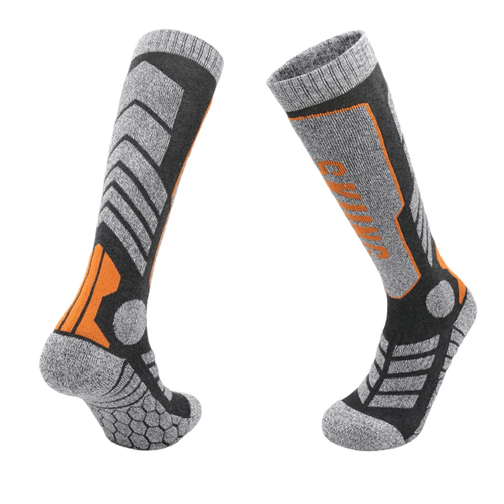 calzini da sci per giovani da uomo da donna in cotone addensato invernale per tenere al caldo sport all'aria aperta snowboard pattinaggio sci calze lunghe comode