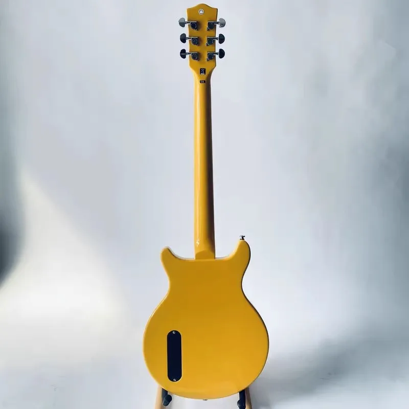 B069 Artist AP58J TV Yellow Color 6 String Electric Guitar Flat Body Set-in NecK Wilkinson Birdges Daddario String with P91