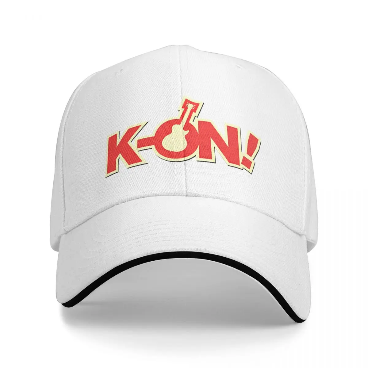 Anime K ON Logo Baseball Caps Casual Comic Sandwich Cap Unisex Adjustable Hats Cap Workouts