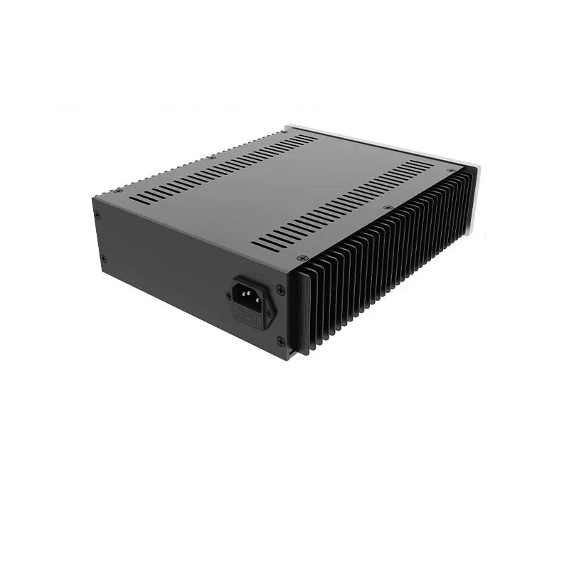 BZ2307 All Aluminum Power Amplifier Chassis Dual Cooling Radiator Mini Audio Enclosure Power Supply DIY Housing Case
