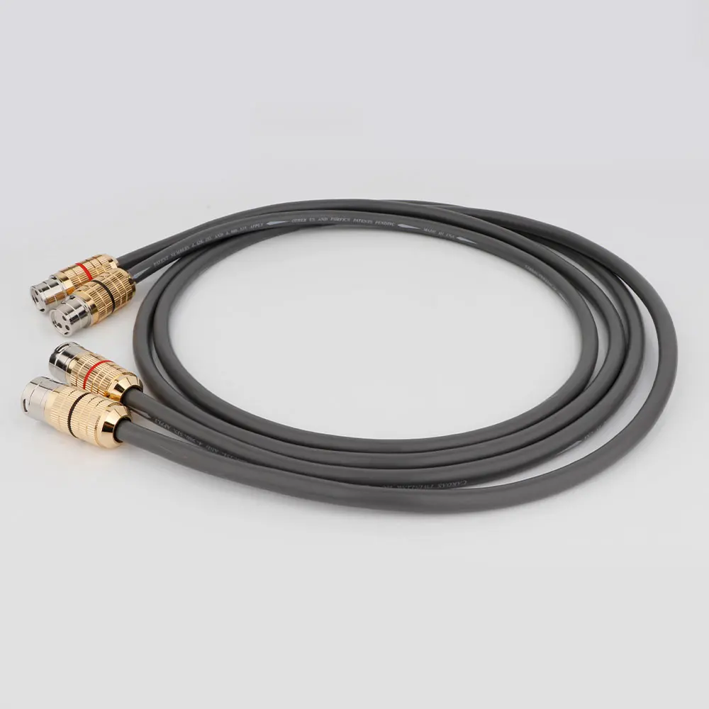 

Pair CARDAS Twinlnk 2XLR to 2XLR Audio Cable IIC OCC Copper Line Wire Audio Balance Interconnect Cable HiFi XLR Single Wire