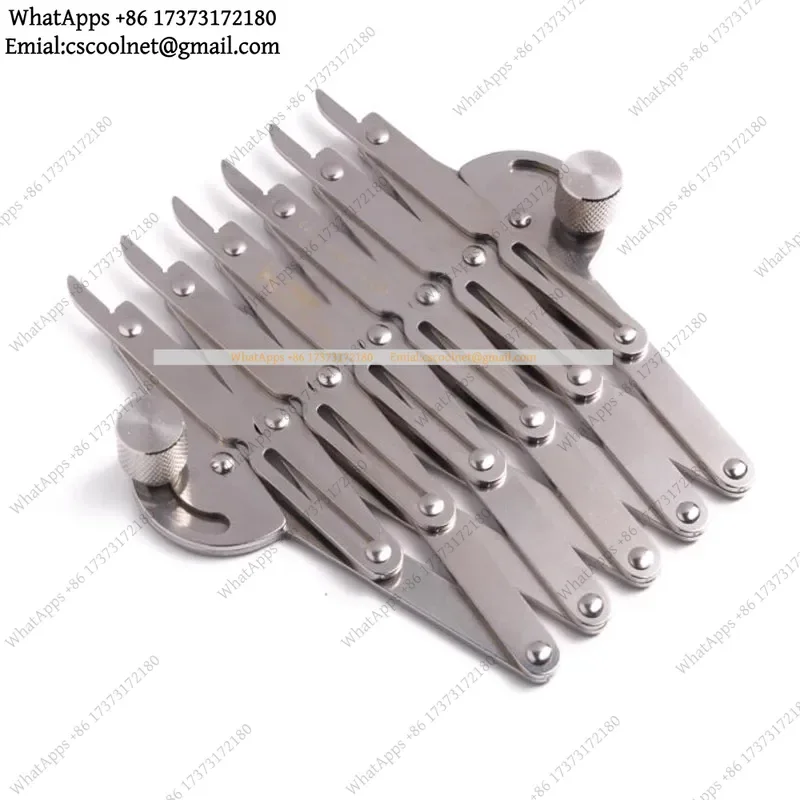 JS02 Multifunctional Woodworking Measuring Tool Dovetail Marking Ruler Stainless Steel High Precision Layout Gauge
