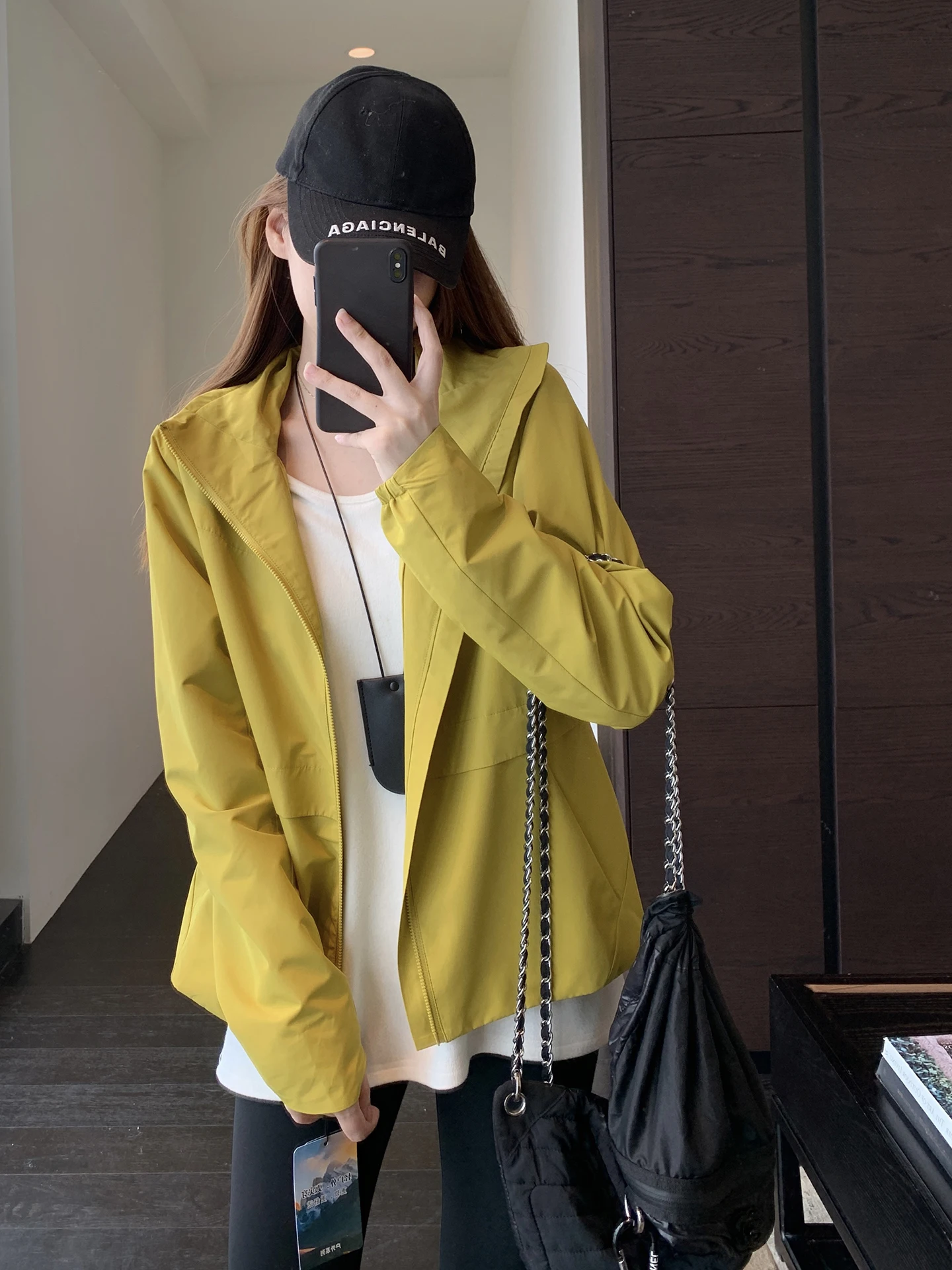 

Женская демисезонная куртка AMR UU с капюшоном, повседневная, ветрозащитная, длинная, на молнии, осенняя, новая...