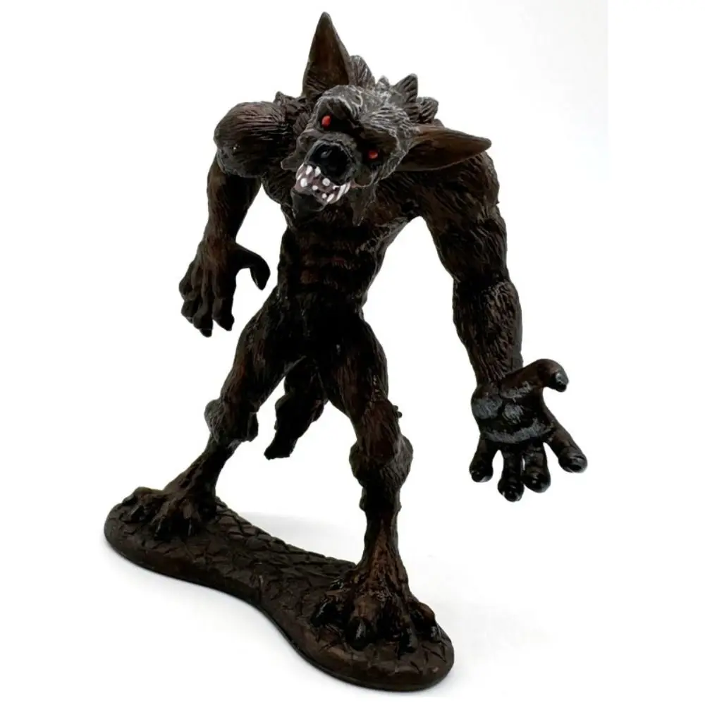 Simulation Werewolf Animal Model Mythical Apes Orangutan Ice Demons Figures Educational Savage Magma Golem Model Children Gift