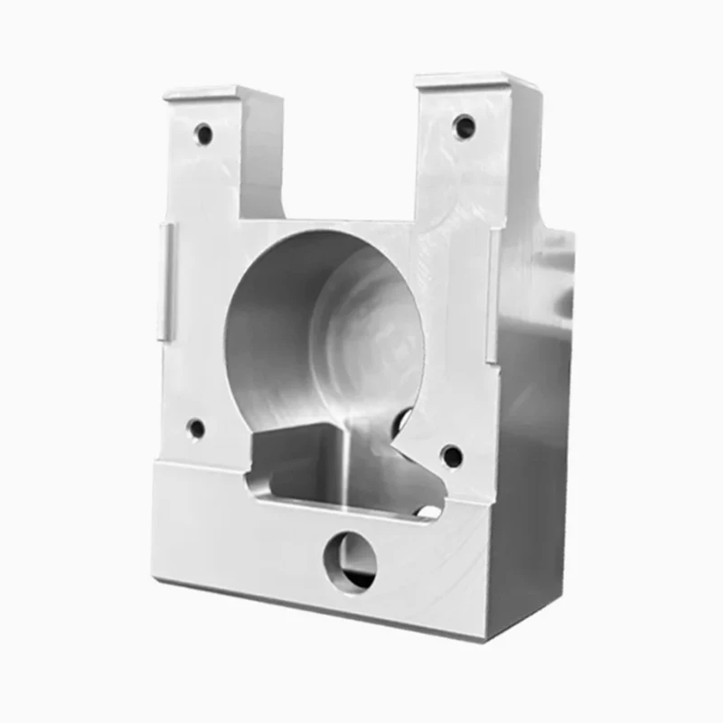 Aluminum alloy precision special-shaped bearing seat CNC machined porous positioning bracket