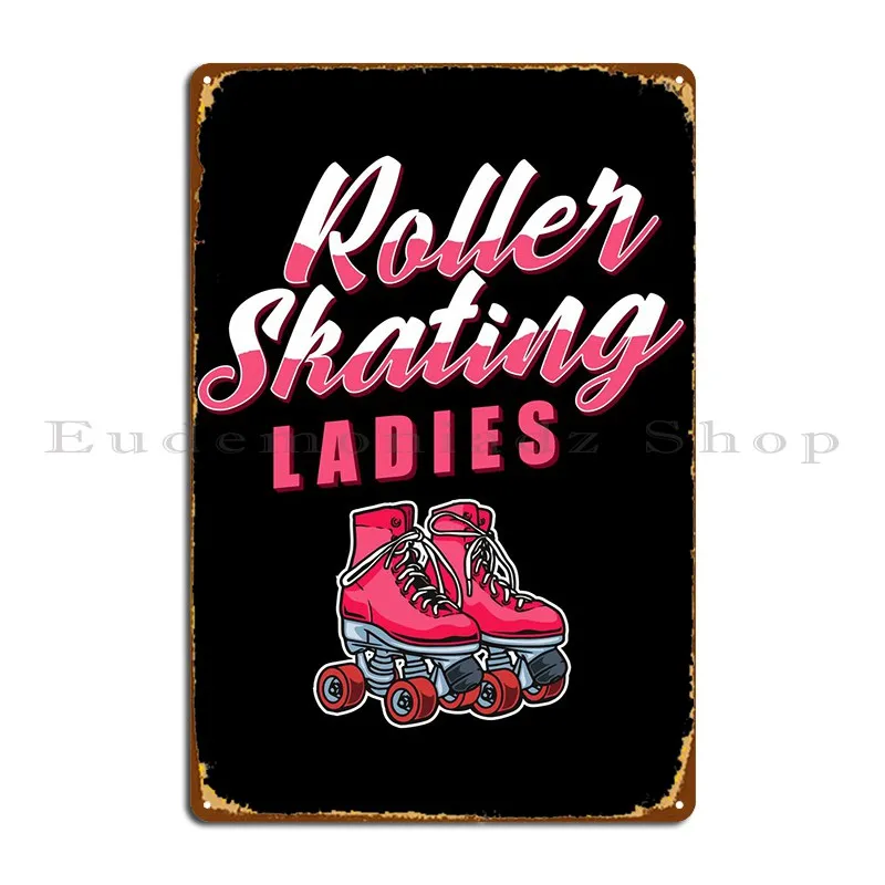 Roller Skating Metal Plaque Poster Decoration Party Garage Wall Cave Customized Tin Sign Poster