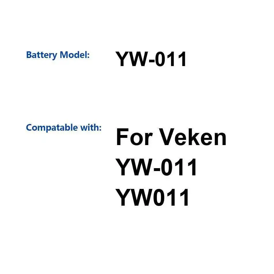

Аккумулятор большой емкости 2500 мАч для мобильного телефона Veken YW-011 с высокой совместимостью