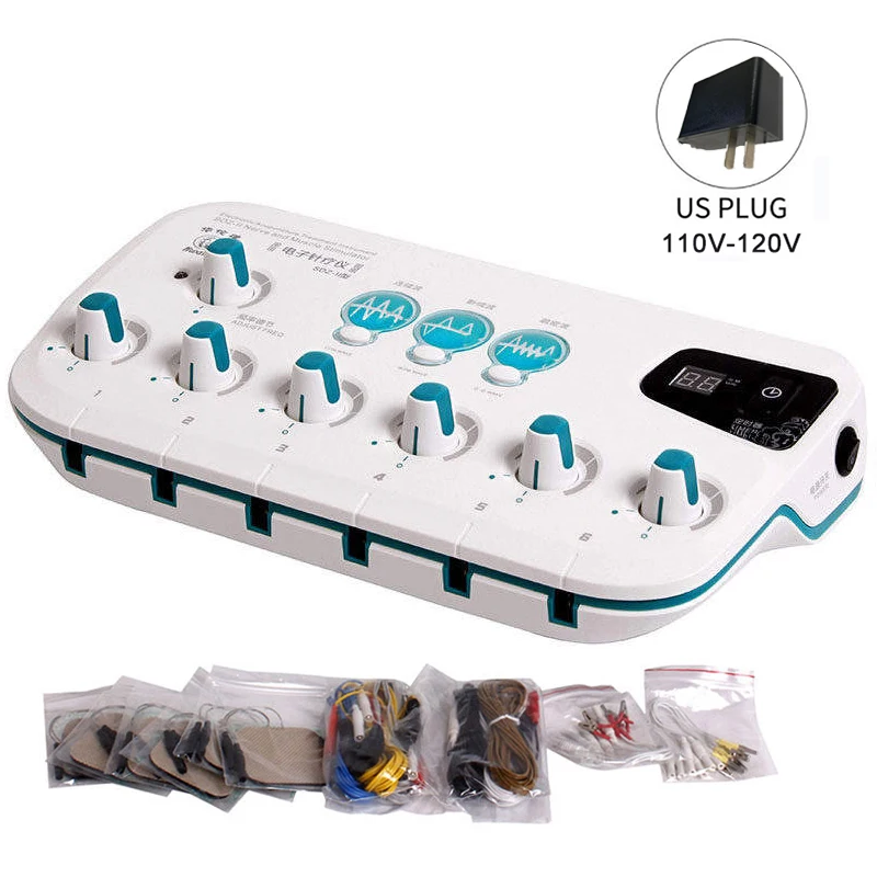 

6 channels Electric Hwato SDZ II Low-Frequency Electro Acupuncture Stimulator Acupuncture Needle Treatment for Nerve and Muscle