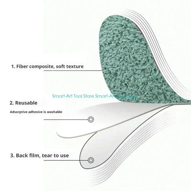 E1PB Plush Toilet Pad Universal Bathroom Accessory Easy Installation