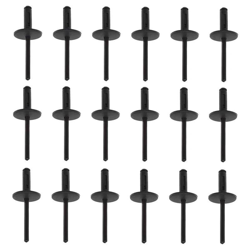 100Pcs Car Bumper Fender 6mm Hole Plastic Rivets Fasteners 51717002953 for BMW Auto Inside Decorative Retaining Clip