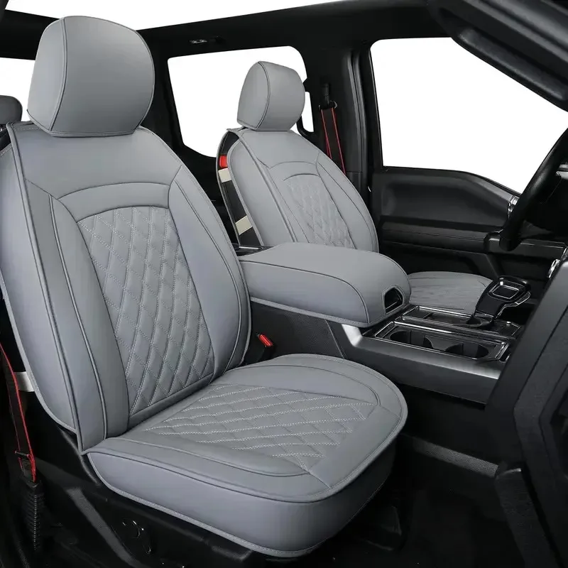 

High Quality Full Set Leather Car Seat Cover Customized for F150 250 350 With Car Seat Cushion