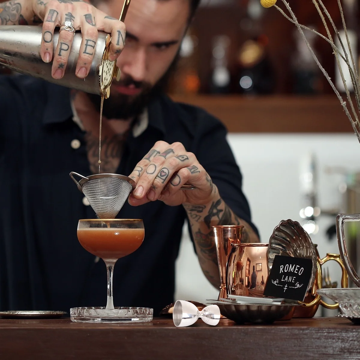 

Stainless Steel Measuring Cup 304 Ounce Cup For Bartending Wine Coffee Bar Use Multi-Function Rustproof