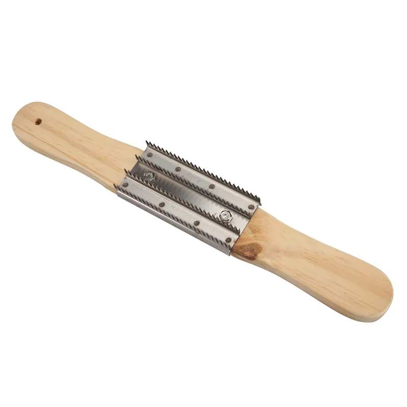 

-A93T Rake Wood Handle 15 Inch Buffing Rake For Cleaning Buffing Wheel Or Airway Buffing Wheel