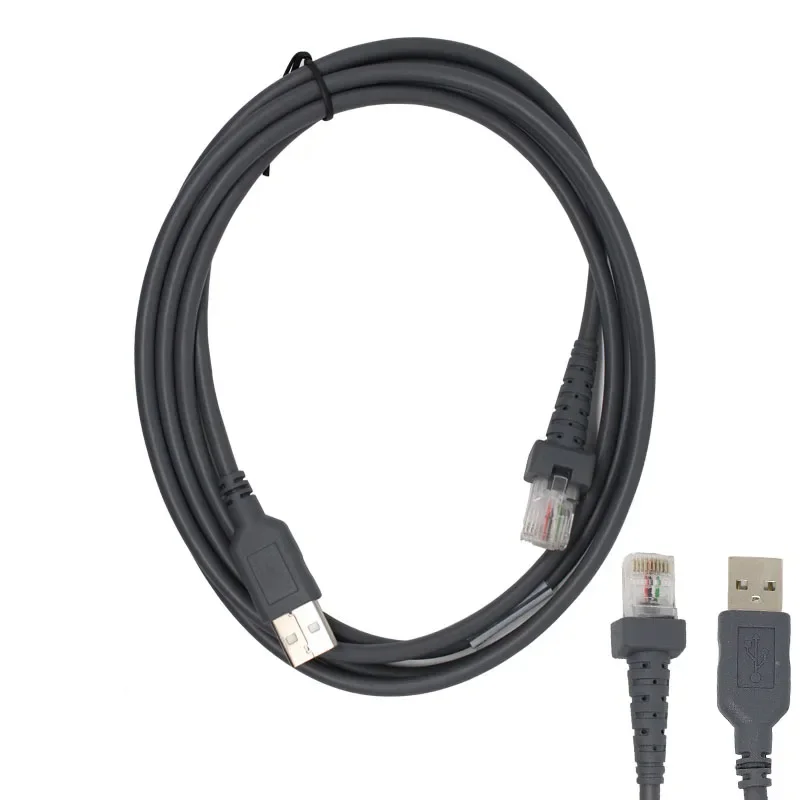 5pcs/10pcs New 3M USB Data Cable For Motorola Symbol LS2208 LS4208 DS6708 LS1203 Barcode Scanners