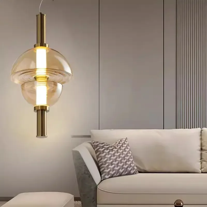 Minimalist Restaurant Decor Chandeliers Dining Room Bedroom Bedside Home Art Hanging Lamps Modern