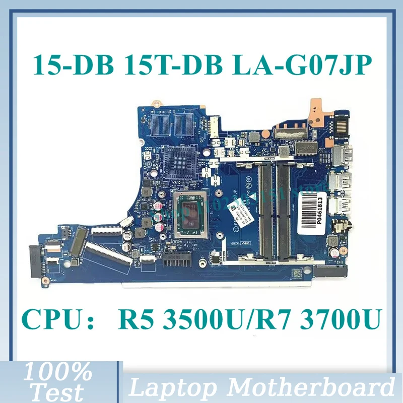 L46515-001 L51325-001 L68778-001 With R5 3500U/R7 3700U CPU Mainboard FPP55 LA-G07JP For HP 15-DB Laptop Motherboard 100% Tested