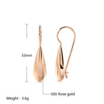 100% 14Krose altın takı düğme küpe kadınlar için Bohemia nişan düzensiz Aros Mujer Oreja 14 K altın küpe kutusu