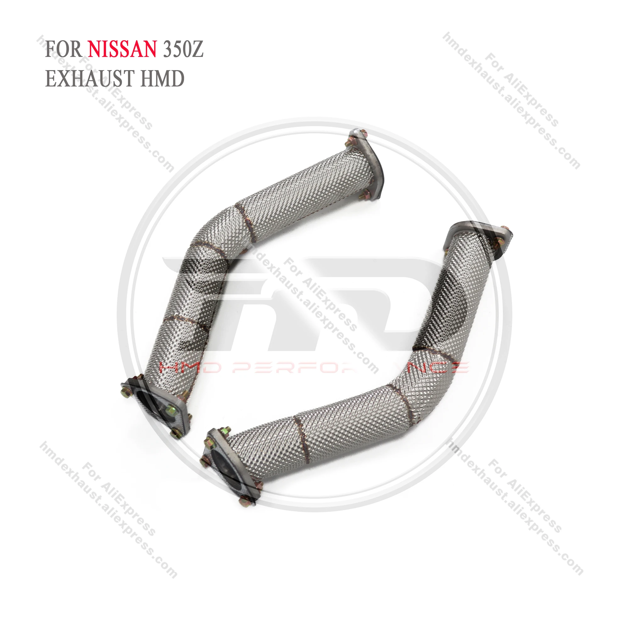 

HMD Exhaust Manifold for Nissan 350z 370z Downpipe GTR35 Car Accessories With Catalytic Converter Header Auto Modification