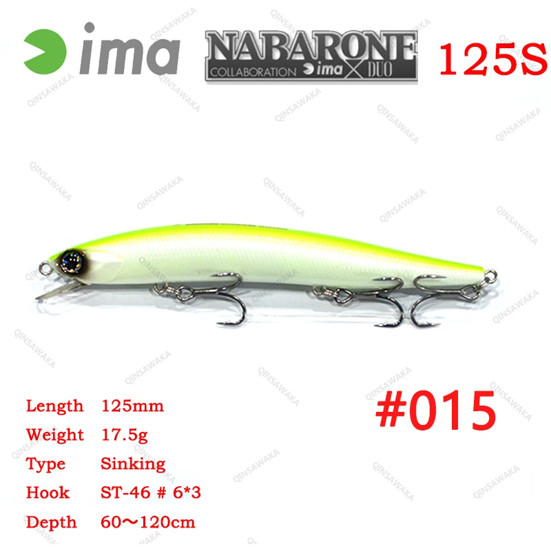 Japan IMA Codesign with DUO Nabarone 125F /125S 16g Floating