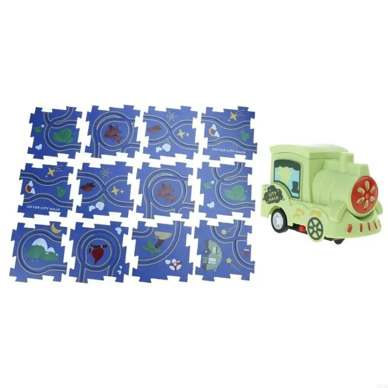 Children Train Transportation Appliance Educational Set Toy Table Games