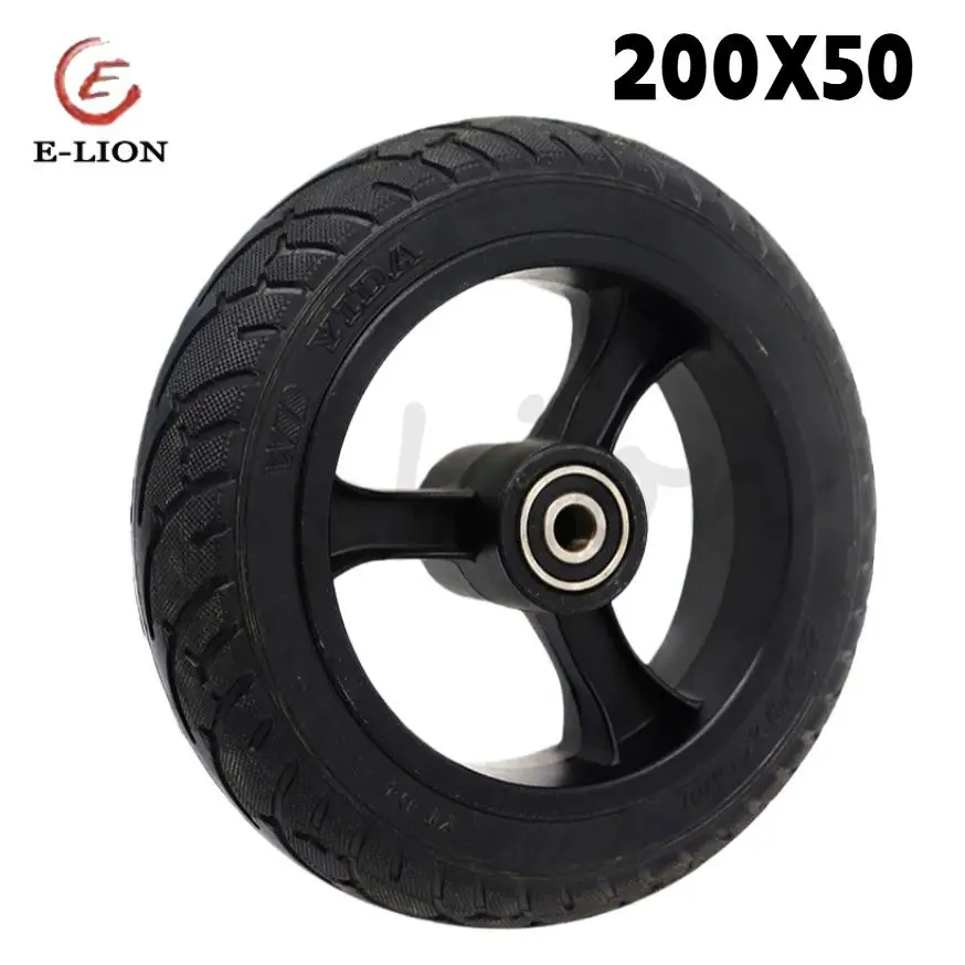 

Used for 8-inch scooter solid wheels 200x50 solid tires with wheel rims and non inflatable tire accessories