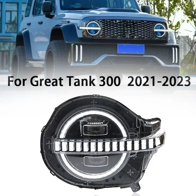 

Car Headlights for Great Wall WEY Tank 300 Led Headlights Assembly 2021-2023 Accessories Modified Led DRL Turn Signal Headlamp