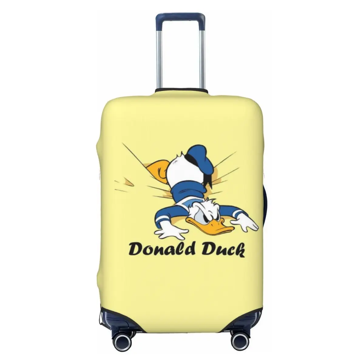 

Custom Donald Anime Duck Luggage Cover Funny Suitcase Protector Covers Suit For 18-32 inch