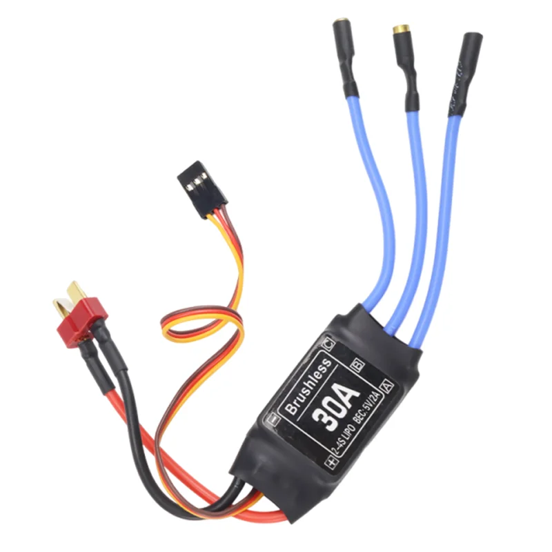 Controlador de velocidade esc 40a /30a sem escova 2-4s com 5v 3a ubec rc fpv quadcopter aviões helicóptero f450 f550 s500 motor expandir