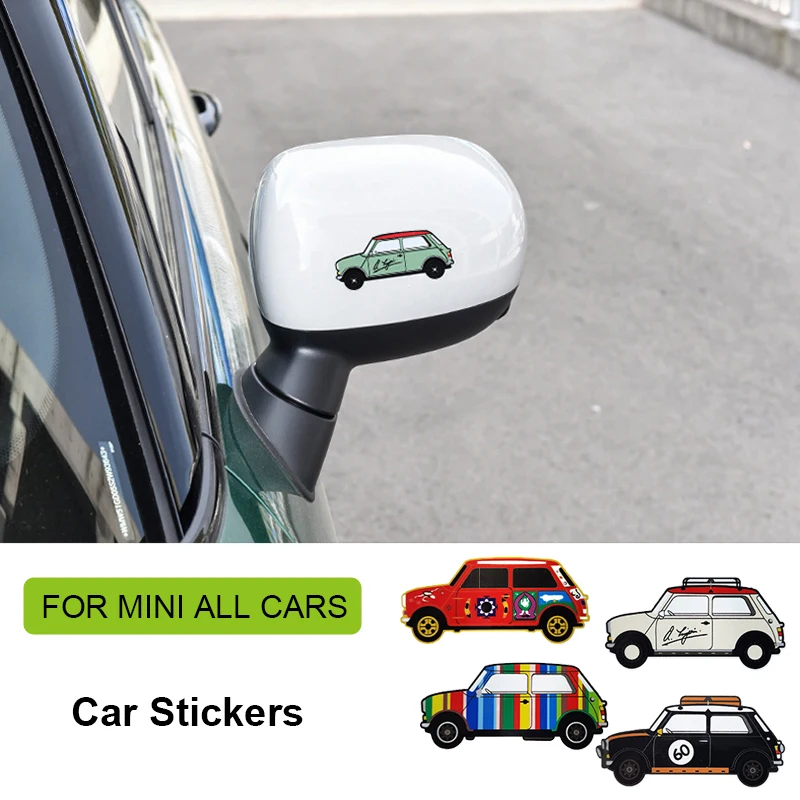 For Mini Cooper S R50 R52 R53 R55 R56 R57 R58 R59 R60 R61 F54 F55 F56 F57 F60 Car Window Sticker Waterproof Decoration Decals