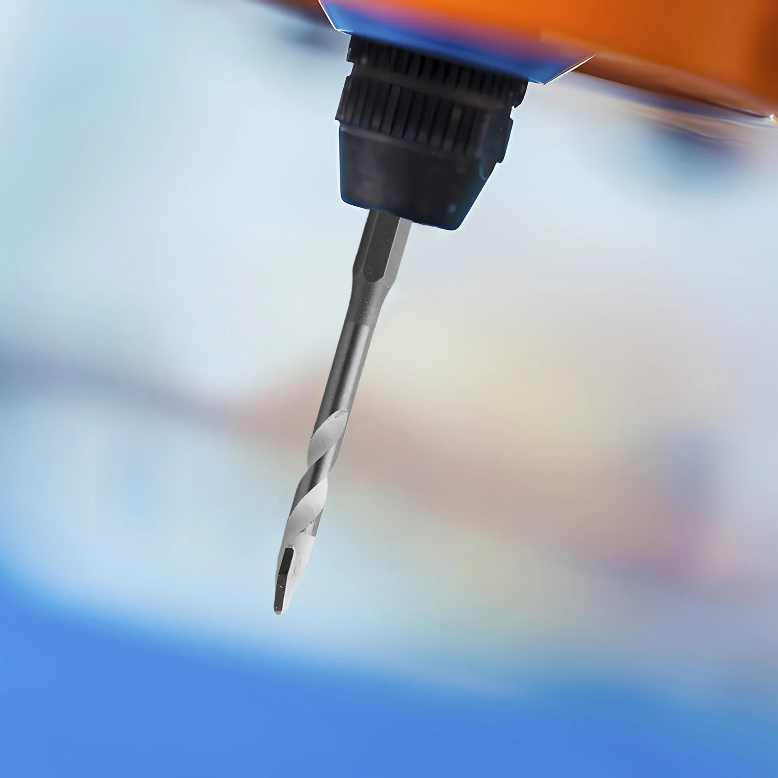 Para tuberías de PVC, vástago Hexagonal, broca para azulejos, diseño de cabeza biselada, eliminación de virutas, ranura de Chip doble en forma de U