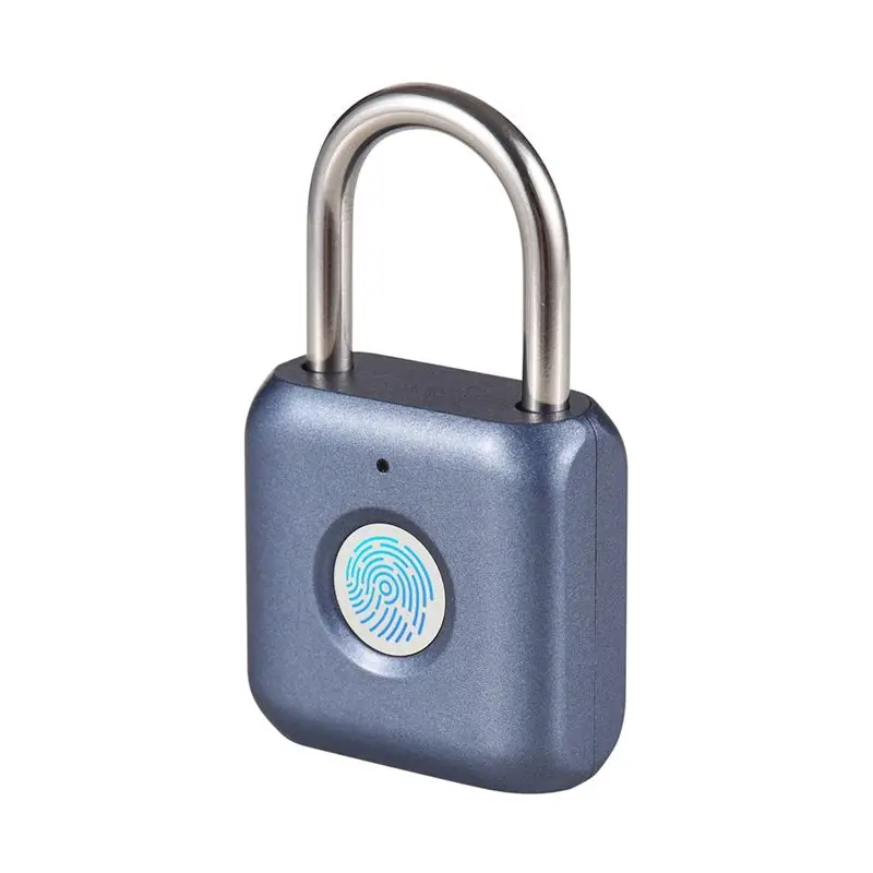 

BNVN-Mini Fingerprint Padlock USB Rechargeable Fingerprint Lock IPX2 Splashproof Security Padlocks