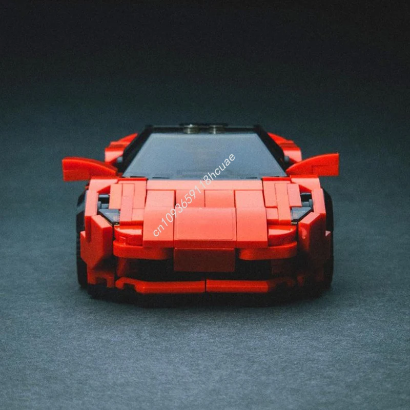 343 pçs moc f8 tributo especial cidade campeões supercar modelo blocos de construção ideia educação brinquedos aniversário presentes natal