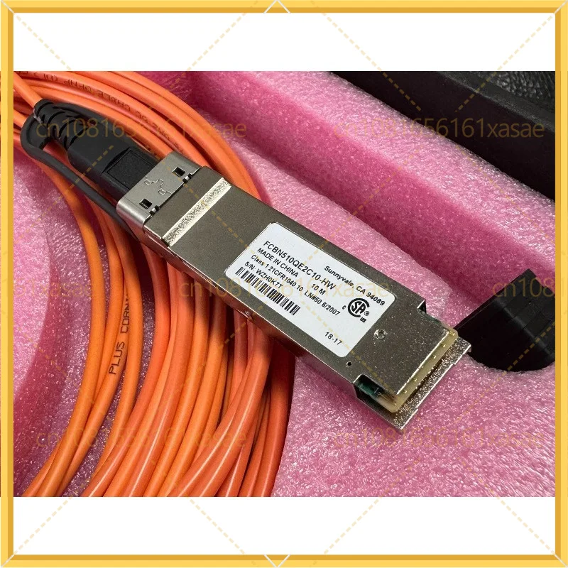 For Finisar 40g to 4x10g Fiber Optic Transceiver AOC Fiber Cable 10m FCBN510QE2C10-HW