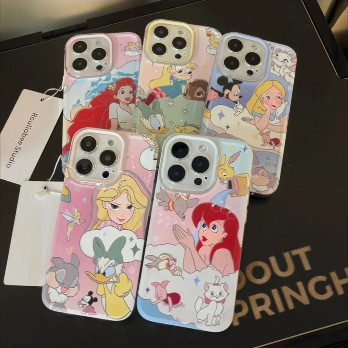 حافظة حماية ناعمة شفافة لهاتف آيفون 15 13 12 11 14 Pro Max XS XR 7 8 Plus X SE Coque من كارتون ديزني إلسا