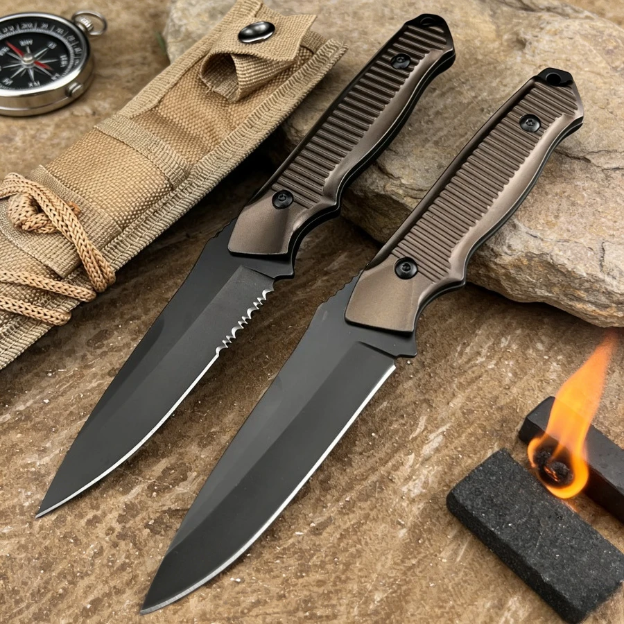 

Нож BM 140BK с фиксированным клинком, усиленный, лезвие 440C, алюминиевая рукоять, для активного отдыха, походов, EDC, самообороны